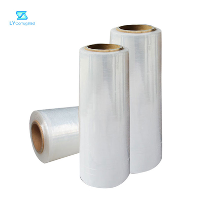 LLDPE Pallet Wrapping Plastic Stretch Film Untuk Industri Kemasan