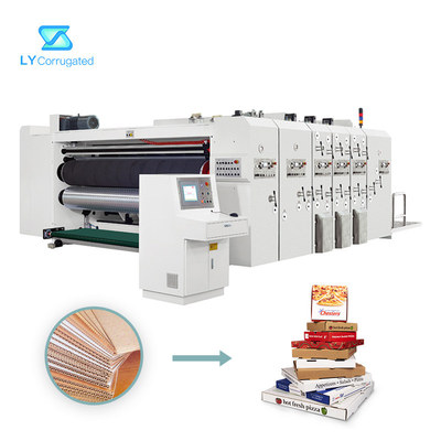 PLC Flexo Printer Slotter, Rotary Printing Slotting Dan Mesin Pemotong Mati