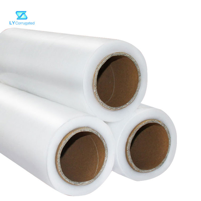 Water Proof Lldpe Pallet Stretch Film Untuk Mesin Kemasan Pembungkus Kotak Karton