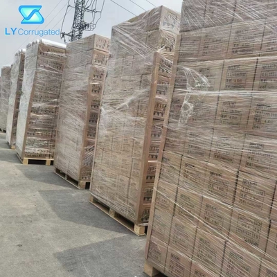 OEM LLDPE Pallet Wrap Stretch Film Untuk Pabrik Kemasan Karton
