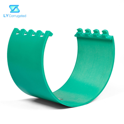 1370*250*10mm Horse Tooth Buckle Polyurethane Anvil Cover Untuk Rotary Die Cutting Machine