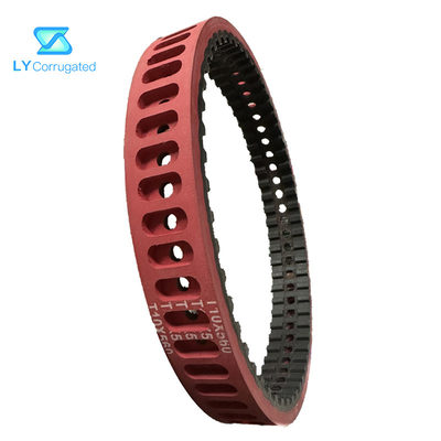 Suku Cadang Mesin Karton OEM T10 530 560 PU Rubber Toothed Belt
