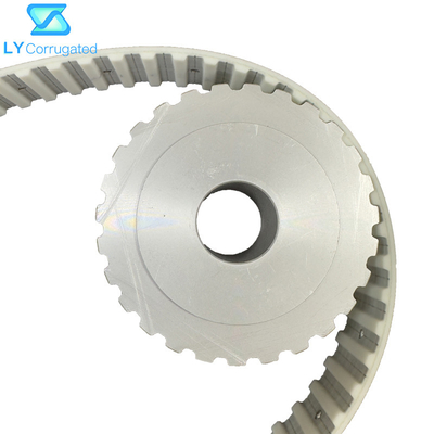Suku Cadang Mesin Karton Besi Cor 5m 8m Conveyor Roller Timing Belt Pulley