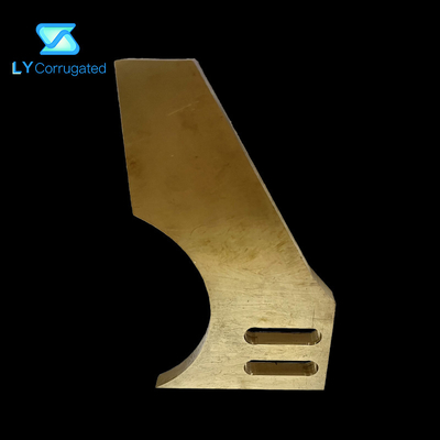 132.6*86*7.4mm Mesin Cetak Flexo Slotting Blades Pisau Tembaga