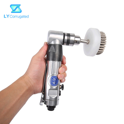 Bagian Mesin Cetak Flexo Portabel Pegangan Pneumatic Ceramic Anilox Roll Laser Cleaner