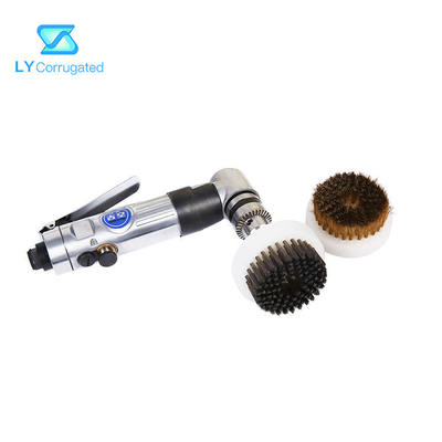 Bagian Mesin Cetak Flexo Portabel Pegangan Pneumatic Ceramic Anilox Roll Laser Cleaner
