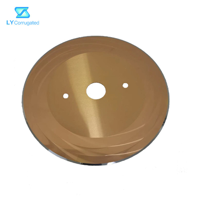 90.0-92.5hra Golden Coated Circular Slitter Blades untuk Mesin Slitter Pemotong Kertas