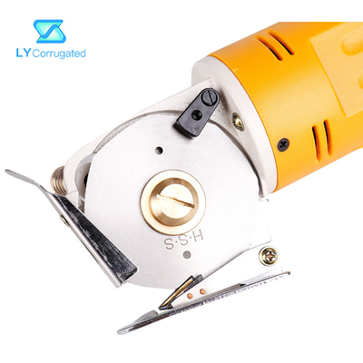 Gunting Kain Listrik 170W Kuning Pisau Pemotong Bulat Suku Cadang Mesin Tekstil Portabel