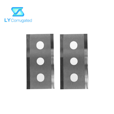 43*22*0.4mm Carbide Tungsten Steel Tiga Lubang Kertas Aluminium Foil Film Slitting Blade