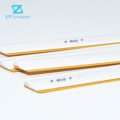 0.6 * 1.6mm Strip Perekat Matriks Kusut Untuk Mesin Cetak Pemotong Karton Bergelombang Pressboard