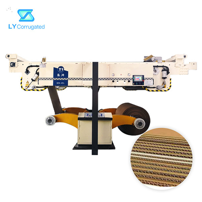 Splicer Corrugator Loop Tertutup, Kontrol Ketegangan 5 Ply Cardboard Box Maker