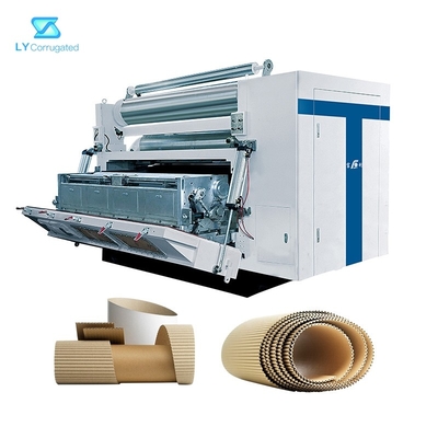 SFM25N Single Facer Corrugated Machine Kontrol PLC Daya 26.3kw