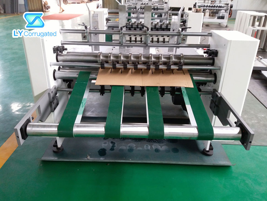 Mesin Slotting Kotak Bergelombang Clapboard 45mm Jarak Slotting 7mm Lebar