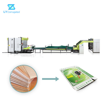 Mesin Laminasi Kotak Karton Berkecepatan Tinggi 1700mm 15000W