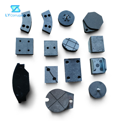 Suku Cadang Mesin Bergelombang 15mm, Bantalan Rem Cakram Trapesium
