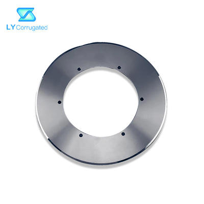 Ukuran Disesuaikan Suku Cadang Mesin Bergelombang Tungsten Carbide Coating Cardboard Slitting Blade