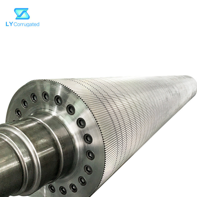 Hisap Internal Tungsten Carbide C Flute Corrugated Roller Untuk Single Facer