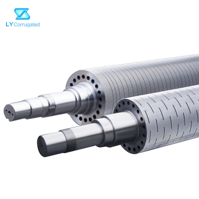 Suku Cadang Mesin Bergelombang SGS Roller Cat Logam Bahan Tungsten Carbide