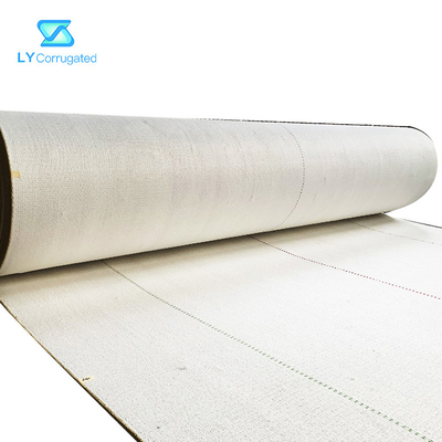 Double Face Aramid Cotton Conveyor Belt System Anti Collision Edge 8.8mm Tebal