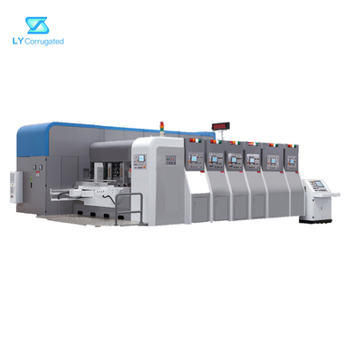 300 pcs/Min Kotak Karton Pencetakan Mesin Slotting Die Cutting 250mm Kedalaman Slotting