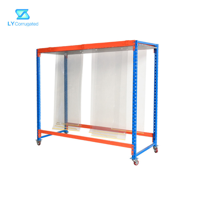 2000mm Panjang Flexo Printing Machine Parts Aluminium Metal Hanging Shelf Untuk Film Pencetakan PET