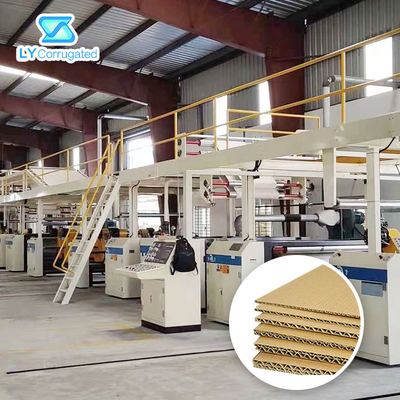 1800mm Mesin Karton Bergelombang Kontrol PLC Otomatis Penuh