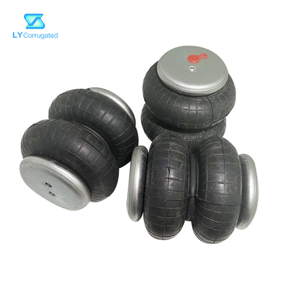 90mm Diameter Suku Cadang Mesin Bergelombang Musim Semi Kasur Udara Karet Berbelit Ganda