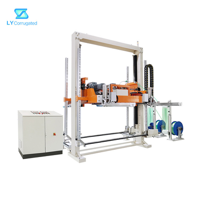 9/12/15mm PP Belt Pallet Strapping Wrapping Machine Untuk Corrugator Carton