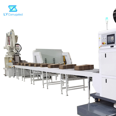 Sistem Robot Lengan Palletizer Susun Cerdas Untuk Kotak Karton Bergelombang