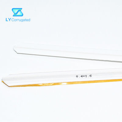 0.3*1.4mm Kotak Membuat Flatbed Die Cutting Machine Parts Double Channel Creasing Matrix