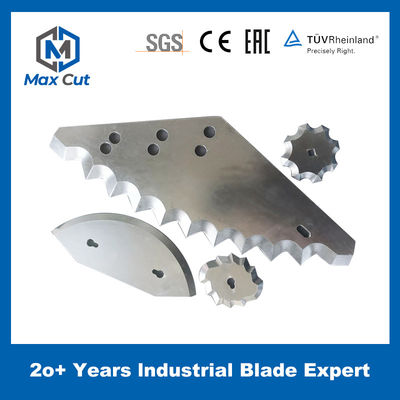 Pisau Bentuk Khusus Tungsten Steel TMR feed mixer blade